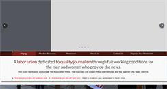 Desktop Screenshot of newsmediaguild.org